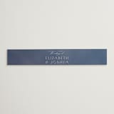 "Nouveau Frame" - Belly Bands in Delphinium by Ashley DeMeyere - Assembled with Invitation