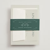 "Chantilly" - Belly Bands in Emerald by Kimberly Morgan - Front