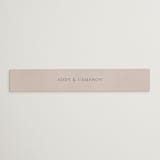 "Chalk Floral" - Belly Bands in Dove by Olivia Kanaley Inman - Assembled with Invitation