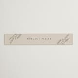 "leafy wreath" - Belly Bands in Taupe by Ghazal Ali - Assembled with Invitation