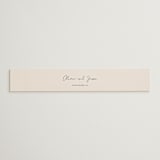 "Splendid" - Belly Bands in Ecru by Sandra Picco Design - Assembled with Invitation