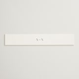 "More Than Words" - Belly Bands in Bridal White by Design Lotus - Assembled with Invitation
