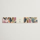 "flower press" - Belly Bands in Mauve by Peony Rose Design - Assembled with Invitation