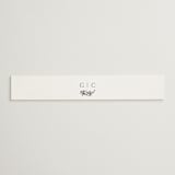 "Quintessential" - Belly Bands in Cotton by Everett Paper Goods - Assembled with Invitation