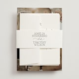 "Dashing" - Belly Bands in Pearl by Benita Crandall - Front