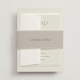 "Cadence" - Belly Bands in Ivory by Jennifer Wick - Front