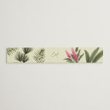 "Tropical garden" - Belly Bands in Lime by Elly - Front