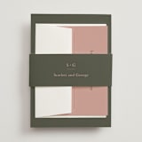 "Simple Type" - Belly Bands in Olive Branch by Stacey Meacham - Front