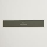 "Simple Type" - Belly Bands in Olive Branch by Stacey Meacham - Assembled with Invitation