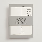 "Show" - Belly Bands in Dove Gray by Up Up Creative - Front