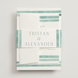 "Tidal Stripe" - Belly Bands in Sky by Katharine Watson - Front