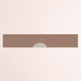 "Minimalist Shapes" - Belly Bands in Natural by Heather Cairl - Assembled with Invitation
