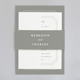 "Framed Details" - Belly Bands in Pebble by Kimberly FitzSimons - Front