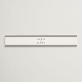 "Portrait" - Belly Bands in Platinum by Heather Schertzer - Assembled with Invitation