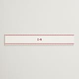 "Double Happiness Seal" - Belly Bands in Carmine by Lori James - Assembled with Invitation