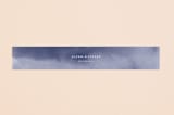 "Love" - Belly Bands in Navy by Shannon Chen of Four Wet Feet Studio - Assembled with Invitation