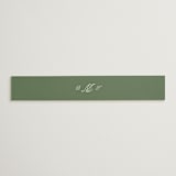 "Court" - Belly Bands in Leaf by Kate Ahn - Detail