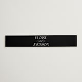 "Galleria" - Belly Bands in Onyx by Laura Hankins - Detail