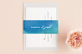 "Marine" - Belly Bands in Wave by kelli hall - Front