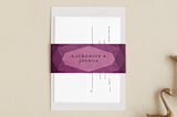 "Abstract Jewel" - Belly Bands in Amethyst by Rebecca Bowen - Front