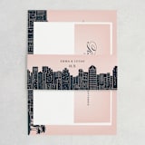 "Big City - San Diego" - Belly Bands in Blush by Hooray Creative - Detail