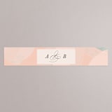 "Marbled Arch" - Belly Bands in Peach by Anna Elder - Assembled with Invitation