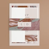 "Jasper" - Belly Bands in Sandstone by Everett Paper Goods - Front