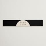 "Little party big love" - Belly Bands in Noir by Jessica Corliss - Assembled with Invitation