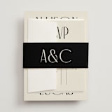 "All Type" - Belly Bands in Daydream by Pixel and Hank - Front