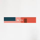 "painted colorblock" - Belly Bands in Poppy by Angela Marzuki - Assembled with Invitation