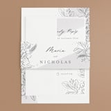 "Loving" - Belly Bands in Cloudy by Paper Raven Co. - Front