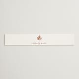 "Leaf Print" - Belly Bands in Rust by Katharine Watson - Assembled with Invitation