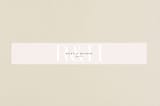 "over and over" - Belly Bands in Soft Peach by Lea Delaveris - Assembled with Invitation