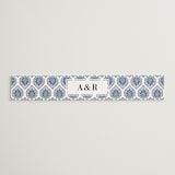 "Calcutta Stamp" - Belly Bands in Azure by Oma N. Ramkhelawan - Assembled with Invitation