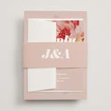 "July Garden" - Belly Bands in Petal by Olivia Kanaley Inman - Front
