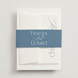 "Modern Romance" - Belly Bands in Navy by Hooray Creative - Front