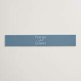 "Modern Romance" - Belly Bands in Navy by Hooray Creative - Assembled with Invitation