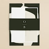 "Warner" - Belly Bands in Emerald by Carrie ONeal - Front