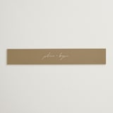 "Everlasting Love" - Belly Bands in Linen by Brandy Folse - Assembled with Invitation