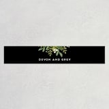 "Laurel of Greens" - Belly Bands in Midnight by Jennifer Wick - Assembled with Invitation