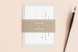 "Modern Stamp" - Belly Bands in Kraft by seulghi - Front