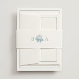 "Hydrangea bloom" - Belly Bands in Seaside by Stacey Meacham - Front