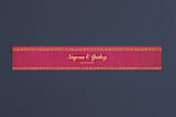 "Anand Karaj" - Belly Bands in Coral by Ann Gardner - Assembled with Invitation