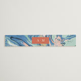 "Mod Marble" - Belly Bands in Maraschino by A Real Peach Studio - Assembled with Invitation