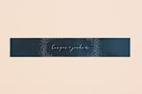 "tiny dots" - Belly Bands in Sapphire by Erin Deegan - Assembled with Invitation