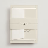 "Modernline" - Belly Bands in Cotton by April Astudillo - Front