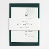 "Palm Layers" - Belly Bands in Palm Frond by Jill Means - Front