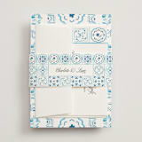 "Almafi" - Belly Bands in Cerulean by Itsy Belle Studio - Front