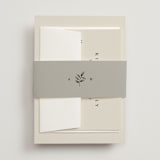 "White Oak" - Belly Bands in Dove by Amy Kross - Front