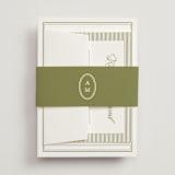 "museo" - Belly Bands in Olive by Ellen Schlegelmilch - Front